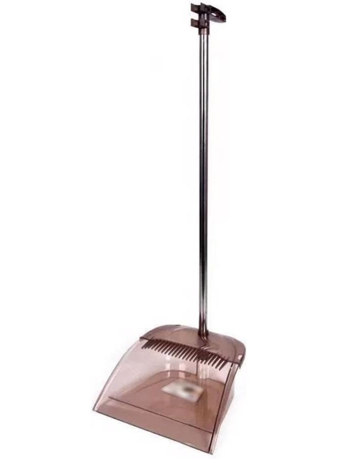 جاروف مع فرشة أكريليك شفاف – تصميم عصري متين بخامة قوية عالية الجودة – يد معدنية مقاومة للصدأ – للتنظيف اليومي السريع في المنزل والمكتب – ألوان متعددة - Image 3